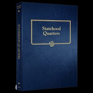 Complete 1999-2008 Fifty Statehood Quarters In Whitman Classic Coin Album